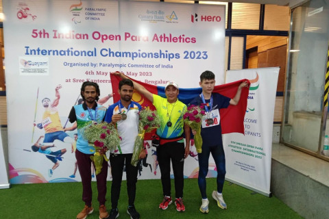 Олон улсын Пара хөнгөн атлетикийн тэмцээнээс Г.Даваахүү 2 медаль хүртжээ
