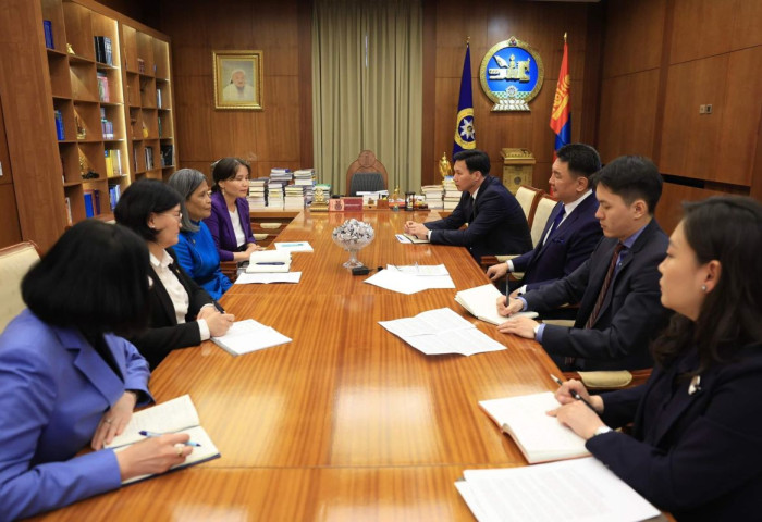 Монгол Улсын Ерөнхийлөгч У.Хүрэлсүх ДЭМБ-ын Суурин төлөөлөгчийг хүлээн авч уулзлаа