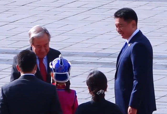 ШУУД: НҮБ-ын Ерөнхий нарийн бичгийн дарга Монголд айлчилж байна