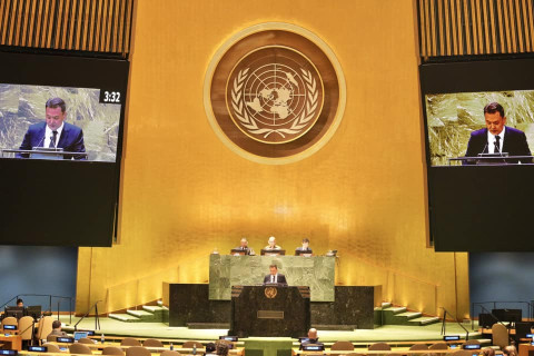 НҮБ-ын Ерөнхий ассамблейн чуулганд оролцож, үг хэллээ