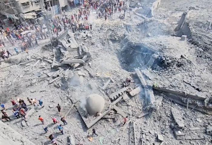 Израилын тал эмнэлэг бөмбөгдсөний улмаас 500 хүн амиа алдлаа