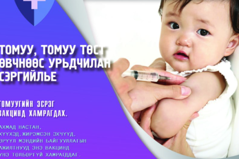 Томуугийн вакциныг Өрхийн эрүүл мэндийн төвүүдэд хийж байна