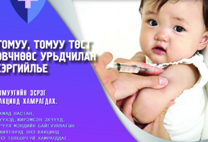 Томуугийн вакциныг Өрхийн эрүүл мэндийн төвүүдэд хийж байна