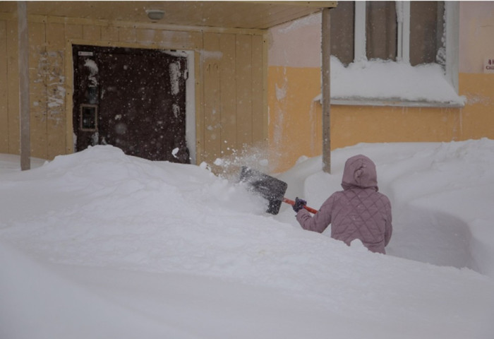 ОХУ-ын Сахалин мужид их хэмжээний цас оржээ