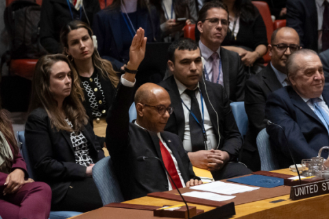 Палестины НҮБ-д элсэх өргөдөлд АНУ хориг тавив