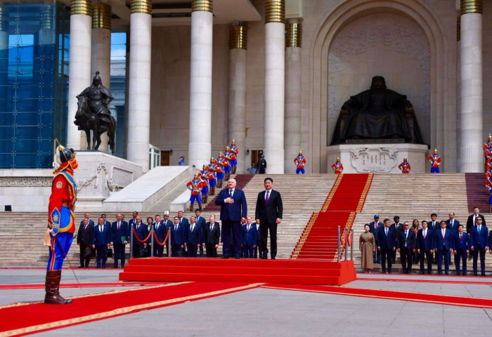 Монгол Улсын Ерөнхийлөгч У.Хүрэлсүх, БНБУ-ын Ерөнхийлөгч А.Г.Лукашенко нар албан ёсны хэлэлцээ хийлээ