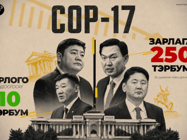 COP-17 зарлагаа нөхөхгүй байж мэдэх нь