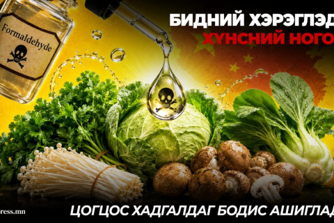 СЭРЭМЖЛҮҮЛЭГ: Хятадаас орж ирдэг бүх хүнсний ногоонд формальдегид илэрлээ