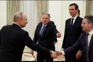 Путин Кремльд Трампын тусгай элч Уиткофф хүргэн кушнер нартай 3 цаг гаруй ярилцжээ