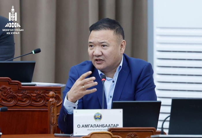 О.Амгаланбаатар гишүүн иргэдэд савласан жимс тараажээ