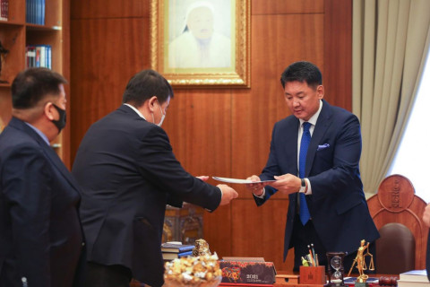 УИХ-ын нөхөн сонгуулийн дүнг Монгол Улсын Ерөнхийлөгчид өргөн мэдүүллээ