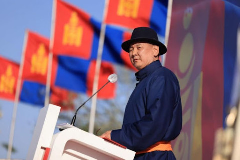 Монгол Улсын Ерөнхийлөгч У.Хүрэлсүх мэндчилгээ дэвшүүллээ