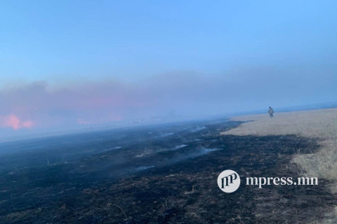 Дорнод аймгийн Халхгол суманд гарсан түймрийг цурманд оруулжээ