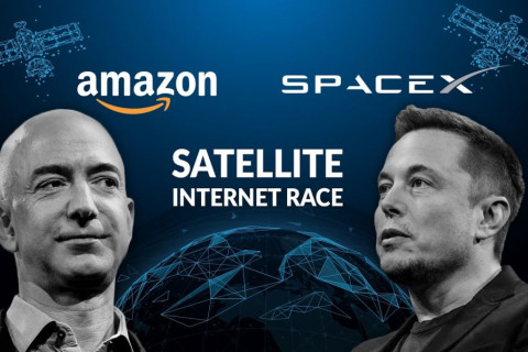 Amazon хиймэл дагуулын интернэтийн бизнест SpaceX компанитай өрсөлдөнө