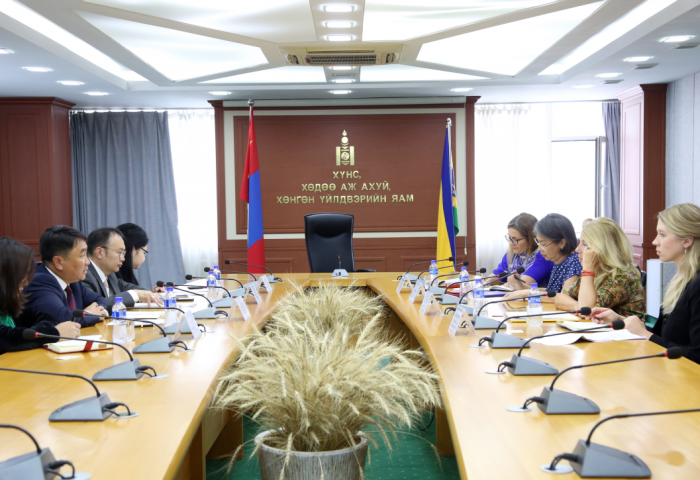 Европын холбооноос Монгол Улсад суух Онц бөгөөд Бүрэн эрхт Элчин сайдыг хүлээн авч уулзлаа