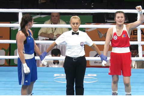 М.Энхжаргал Монголын боксчдын хоёр дахь медалийг авчирлаа