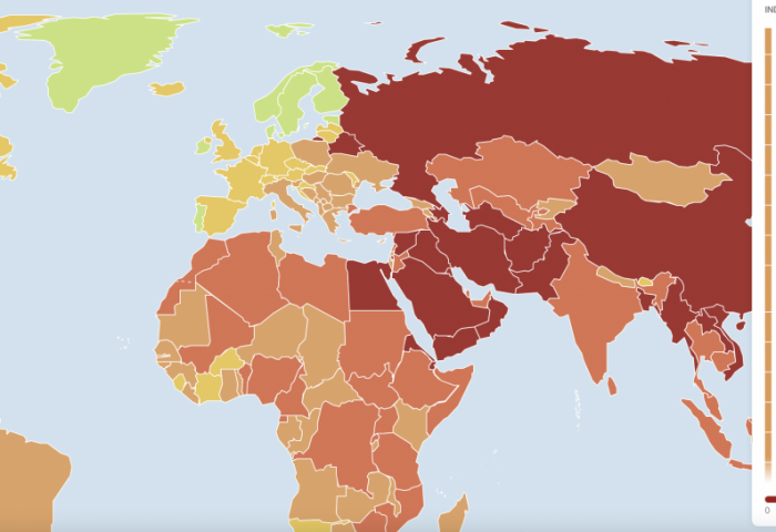 Хэвлэлийн эрх чөлөөний индексээр Монгол 20 байр УХАРЛАА