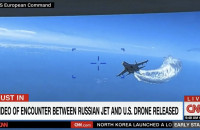 АНУ-ын нисгэгчгүй онгоц оросын онгоцтой мөргөлдсөн бичлэг ил боллоо