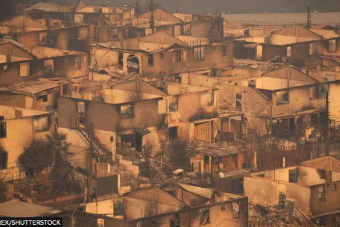 Чилид ойн түймэр хот руу орсноос 112 хүн амиа алджээ