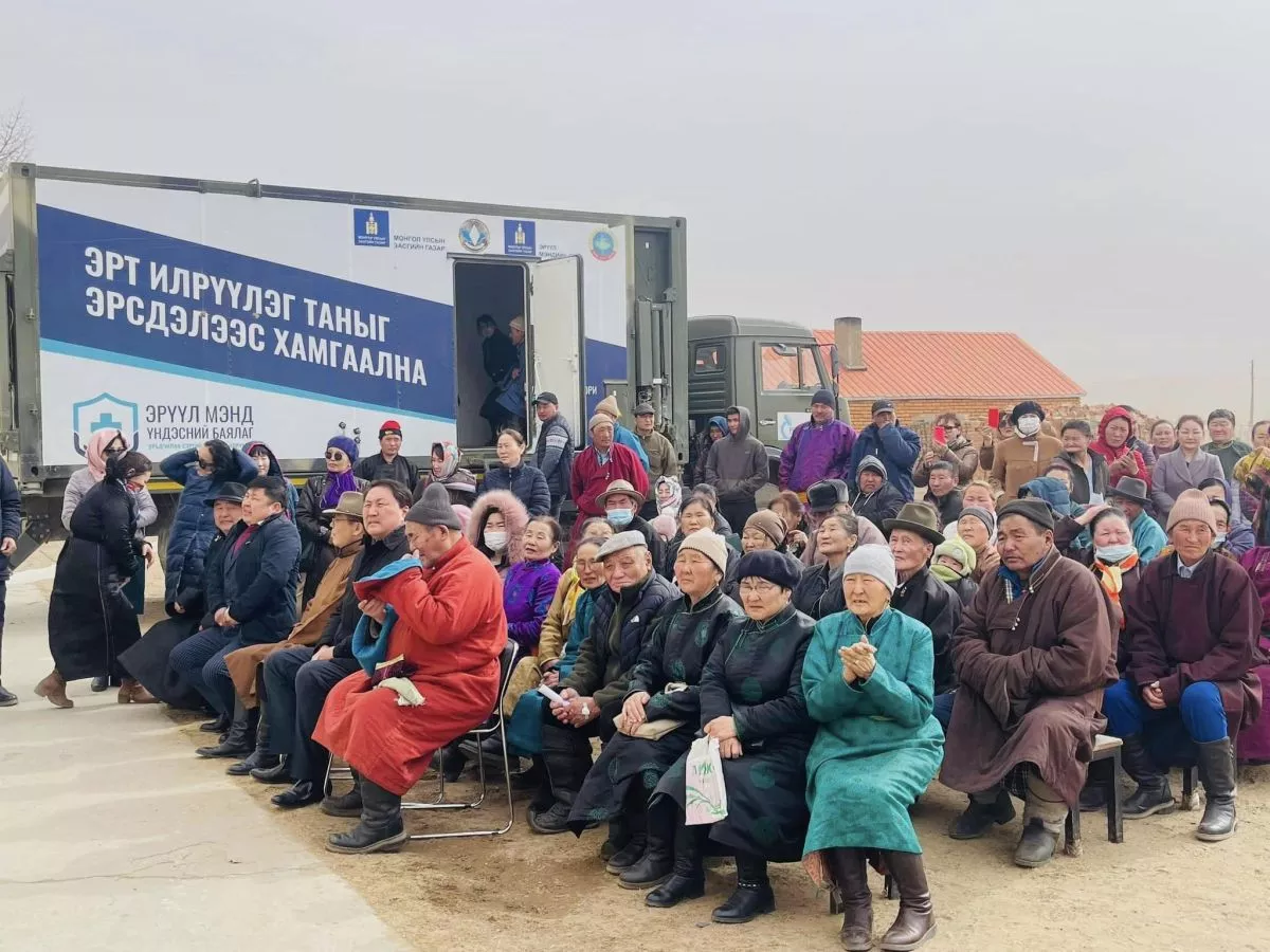 Цэргийн төв эмнэлгийн хөдөлгөөнт амбулатори Архангай аймагт 6000 орчим иргэдэд үзлэг хийжээ