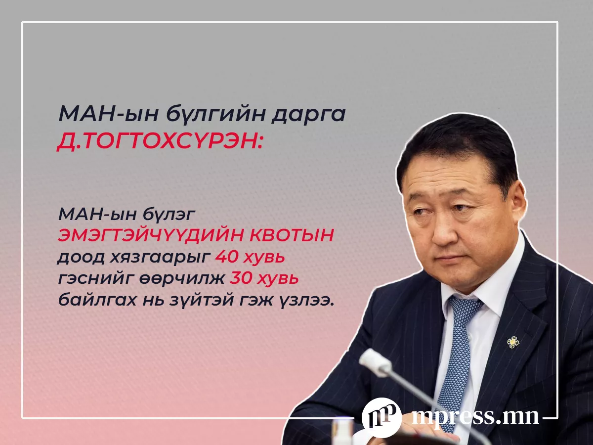 Олон улсын зочдод МАН-аас квотын хувь бууруулж “бэлэг барив“