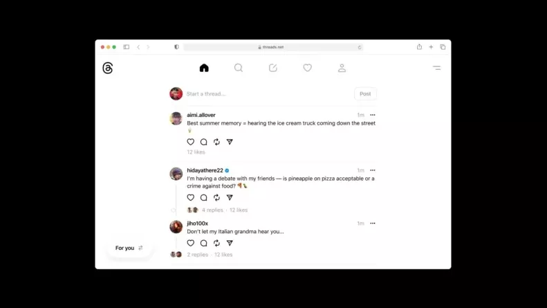 Meta компани хүлээлт үүсгээд байсан Threads-ийн вэб хувилбарыг гаргалаа