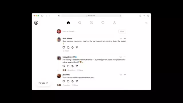 Meta компани хүлээлт үүсгээд байсан Threads-ийн вэб хувилбарыг гаргалаа