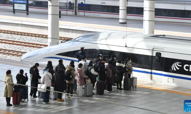 Хятад улс 2023 онд 3637 км төмөр зам шинээр ашиглалтад оруулжээ