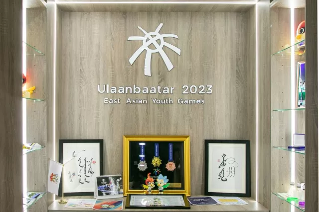 “Улаанбаатар 2023” Зүүн Азийн залуучуудын наадмын үзмэрийн булан дэлгэгдлээ  ​