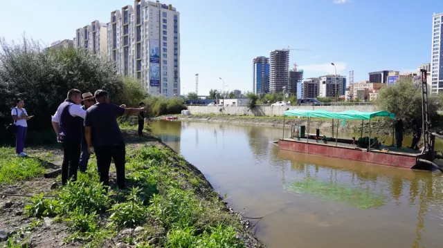 Дунд голын лаг хагшаасыг “River dredge pump” технологи ашиглан цэвэрлэж байна
