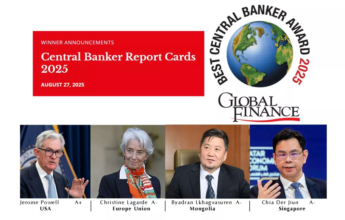 “Global finance” сэтгүүлээс Монголбанкны Ерөнхийлөгч Б.Лхагвасүрэнг “BEST CENTRAL BANK AWARD 2025”-д өндөр үнэлгээ авсан Төв банкны удирдлагуудын нэгээр нэрлэлээ