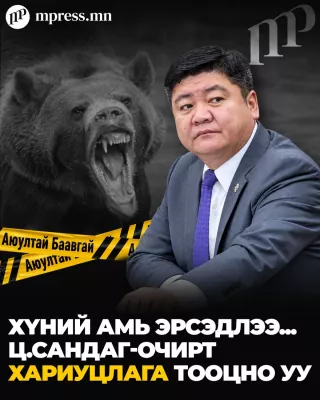 Хүний амь эрсэдлээ, Ц.Сандаг-Очирт хариуцлага тооцно уу
