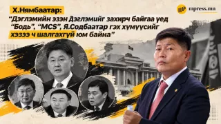 Х.Нямбаатар: Дэглэмийн эзэн дэглэмийг захирч байгаа үед Бодь, MCS, Я.Содбаатар зэрэг хүмүүсийг шалгахгүй юм байна