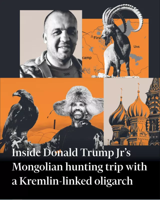 Дональд Трампын хүү Монголд Оросын олигархтай ан хийжээ
