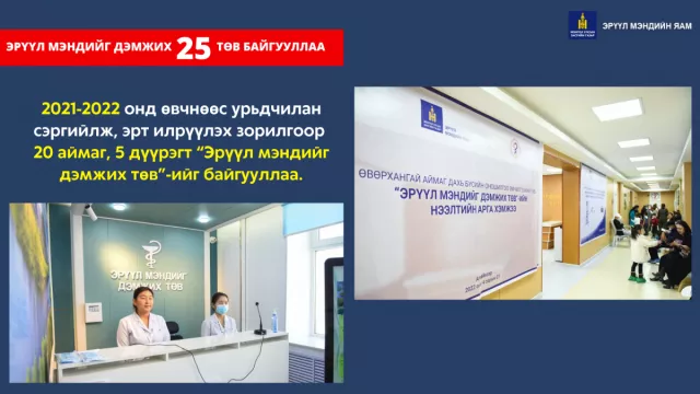20 аймаг, 5 дүүрэг “Эрүүл мэндийг дэмжих төв“-тэй болжээ