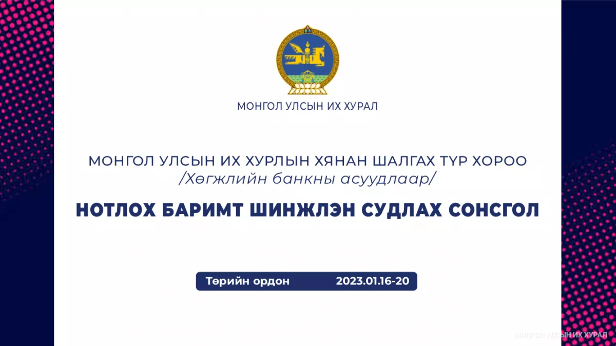 Нотлох баримтыг шинжлэхээр 11 компанийн зээлийн асуудлыг хэлэлцэнэ