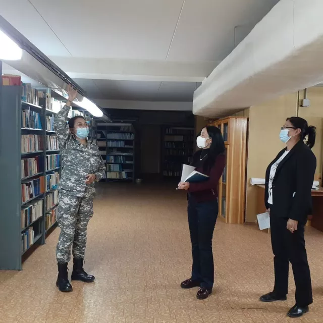 Хүүхдийн төв номын санд гамшгийн эрсдэлийн ерөнхий үнэлгээ хийлээ