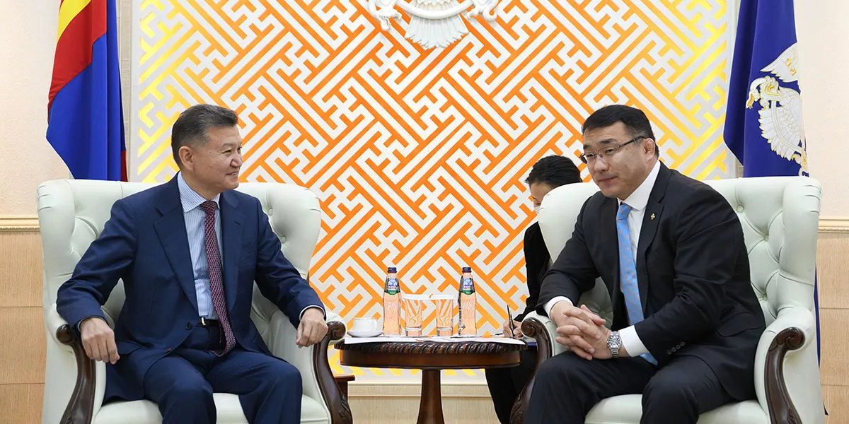 Бүгд Найрамдах Халимаг Улсын анхны ерөнхийлөгчийг хүлээн авч уулзлаа