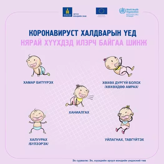 Ковидоор өвдсөн хүүхдэд ямар шинж тэмдэг илэрдэг вэ?