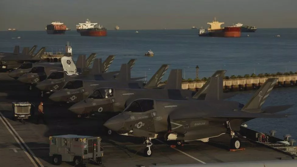 Их Британийн Агаарын цэргийн хүчний F-35 онгоц Газар дундын тэнгист осолджээ