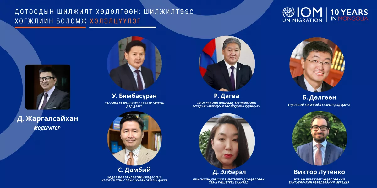 “Дотоодын шилжилт хөдөлгөөн: Шилжилтээс хөгжлийн боломж руу” хэлэлцүүлэг боллоо
