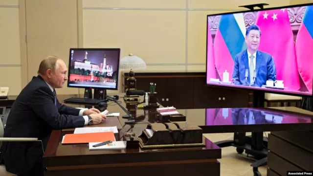 БНХАУ-ын дарга Ши, ОХУ-ын Ерөнхийлөгч Путин нар видео уулзалт хийлээ
