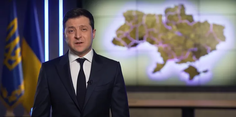 Ерөнхийлөгч В.Зеленский ард иргэддээ хандан үг хэллээ