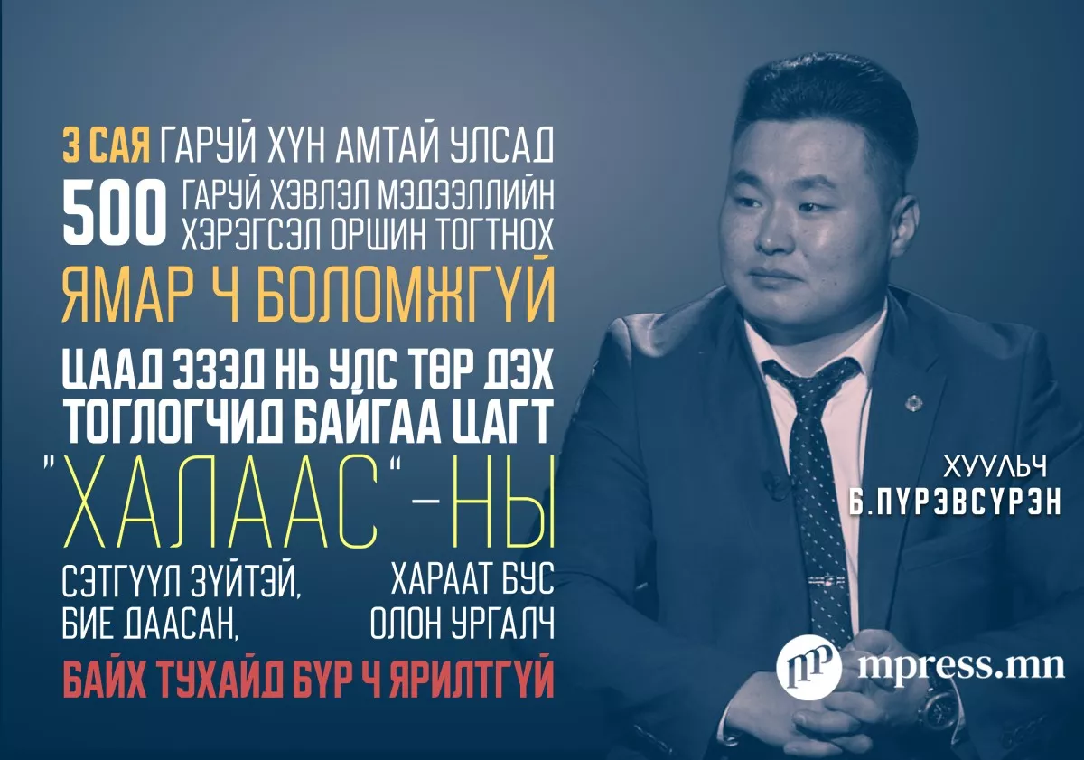 ХЭЦҮҮДЭЖ БУЙ ХЭВЛЭЛИЙН ЭРХ ЧӨЛӨӨ МИНЬ