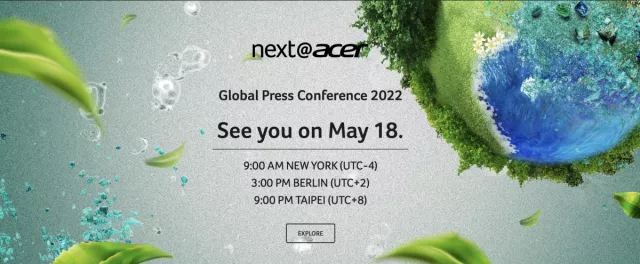 Acer компани өнөө орой ДЭЛХИЙ ДАЯАР ШУУД дамжуулалт хийнэ