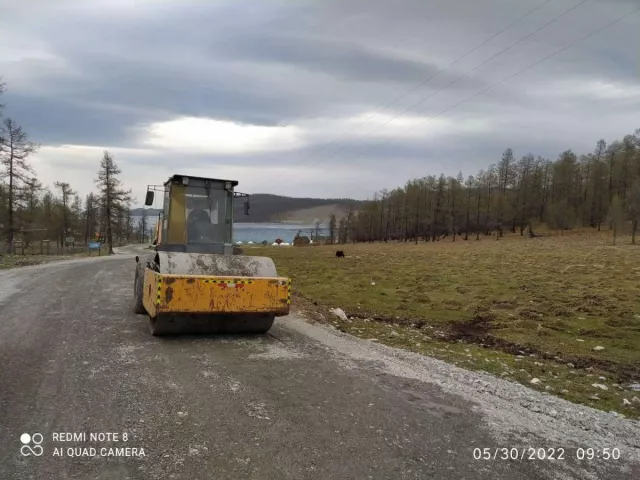 Хөвсгөл нуурын орчимд 37.9 км автозамын ажил явагдаж байна