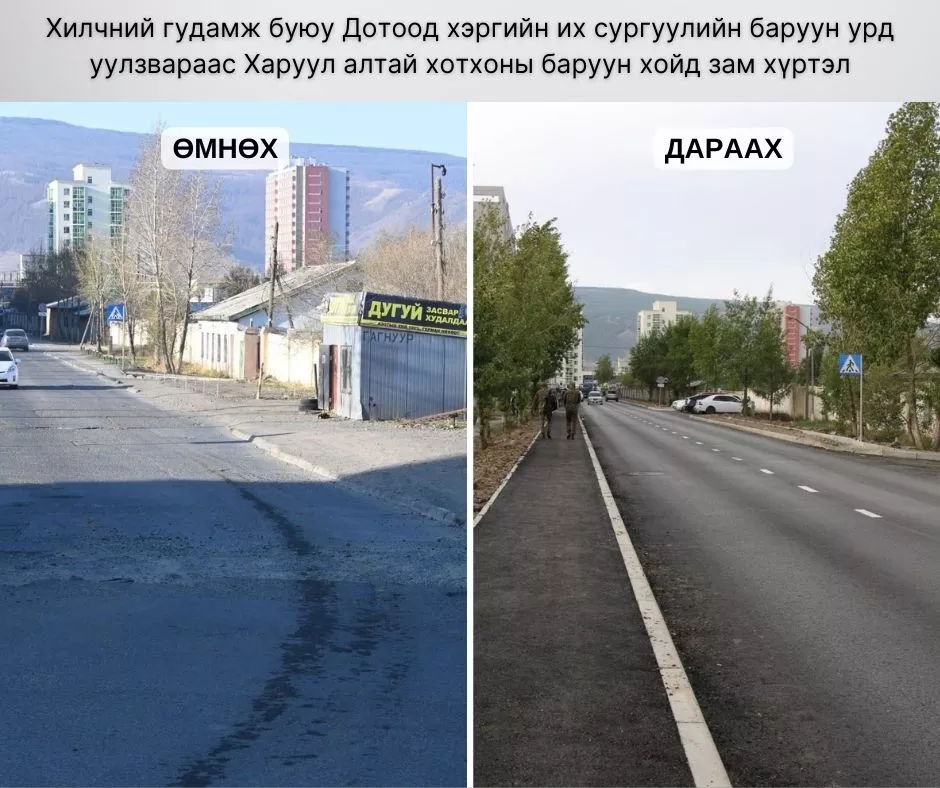 Нийслэлийн гурван байршилд зам засвар, шинэчлэлийн ажил бүрэн дууслаа