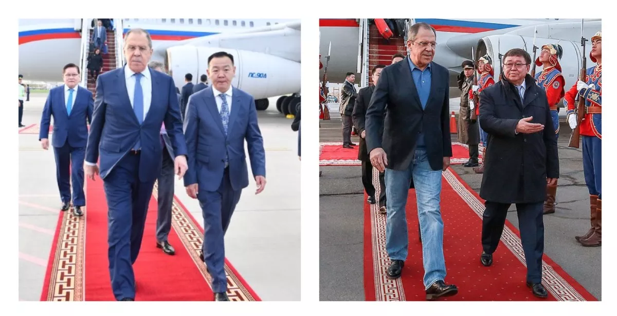 С.В.Лавров онгоцноос хослолтой буулаа