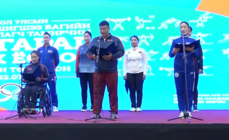 ВИДЕО: Шигшээ багийн дасгалжуулагч, тамирчид тангараг өргөлөө