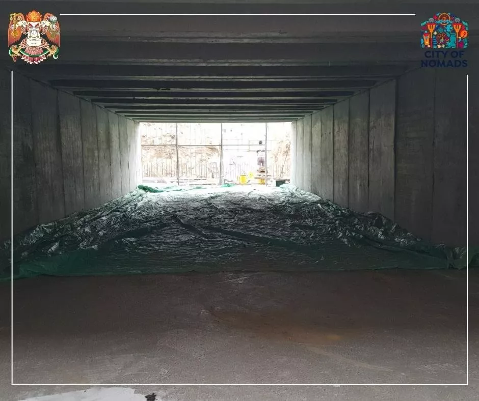 Яармагийн нүхэн гарцын хойд хэсгийг угсарч дууслаа